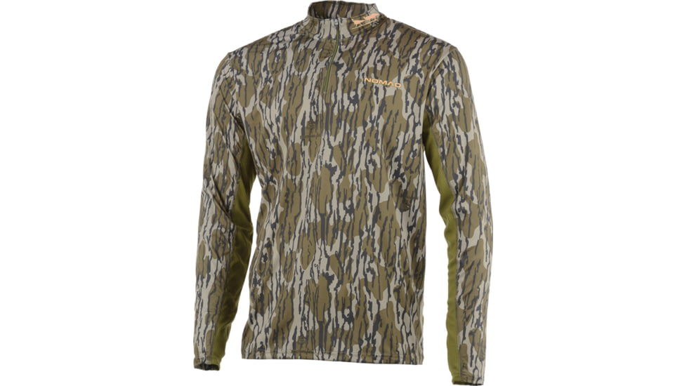 Nomad Nwtf Men's 1/4 Zip Mossy Oak Bottomland Xx-large