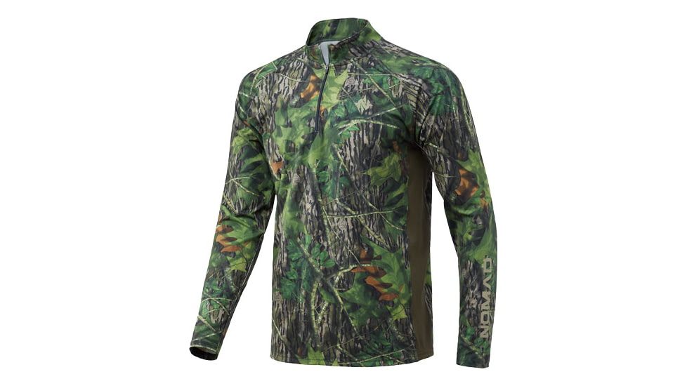Nomad Pursuit 1/4 Zip Mossy Oak Shadowleaf Large