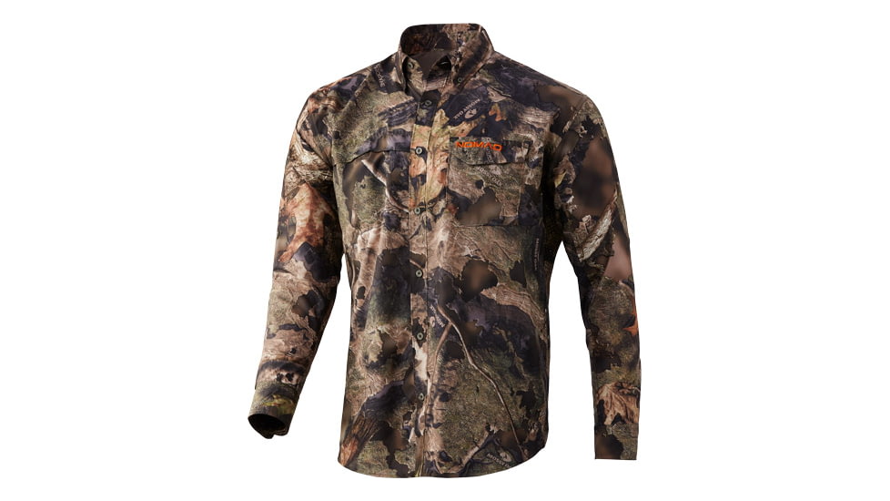 Nomad Stretch Lite Ls Button Down Mossy Oak Migrate X-large