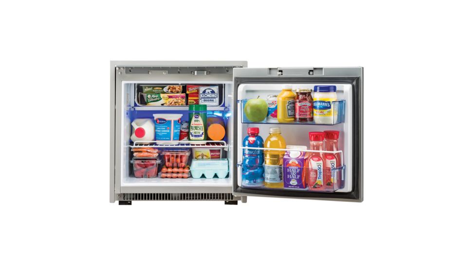 Norcold 2.7 Cubic Feet AC/DC Marine Refrigerator - Stainless Steel 48144