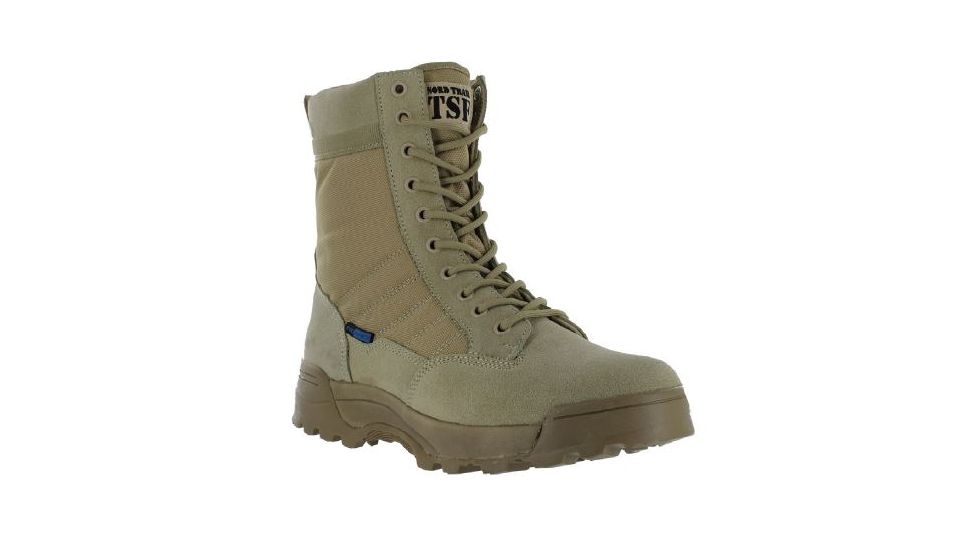Nord Trail Mens Patrol Water Resistant Lace Up Boot,Tan,Size 8.5 2028559