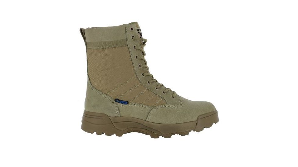 Nord Trail Mens Patrol Water Resistant Lace Up Boot,Tan,Size 8.5 2028559