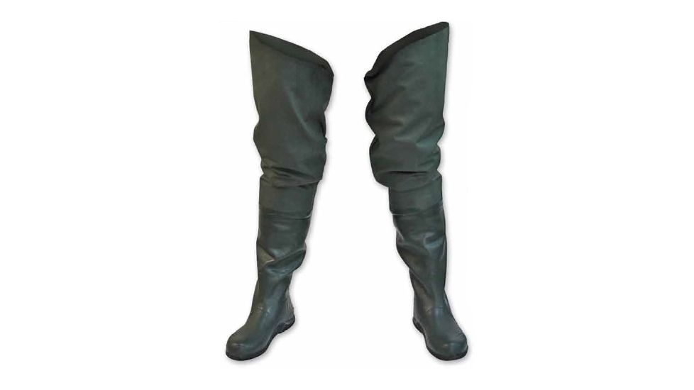 Nord Trail Mens Wetlands Hip Wader Rubber Boot,Olive,Size 6 2028382