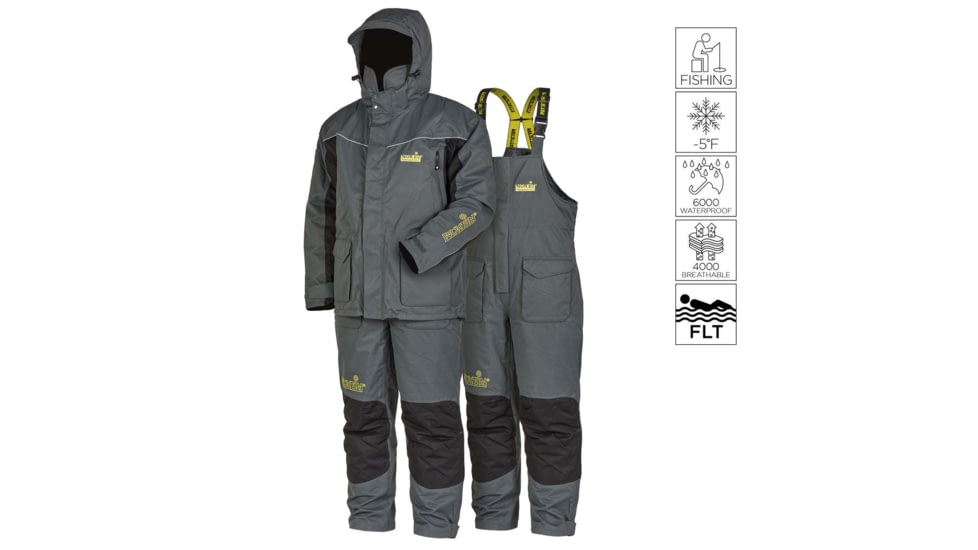 Norfin Element Float Suit - Mens, Grey, 2XL, 439505-XXL