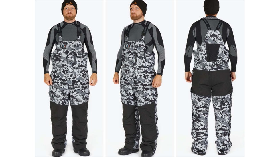 Norfin Explorer Camo Heated Bibs - Mens, Camo, Medium, 359102-M