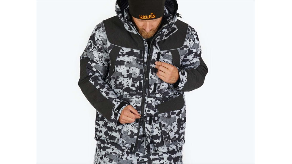 Norfin Explorer Camo Heated Parka - Mens, Camo, Medium, 358102-M