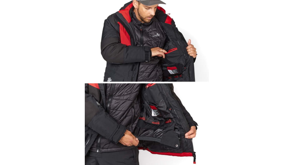 Norfin Extreme 5 Parka - Mens, Black, Large, 338703-L