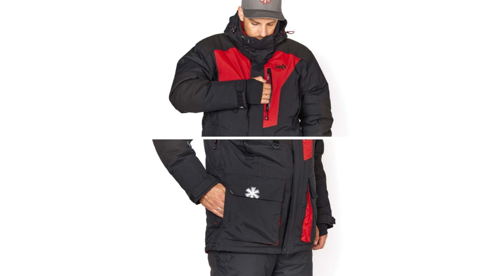 Norfin Extreme 5 Parka - Mens, Black, Large, 338703-L