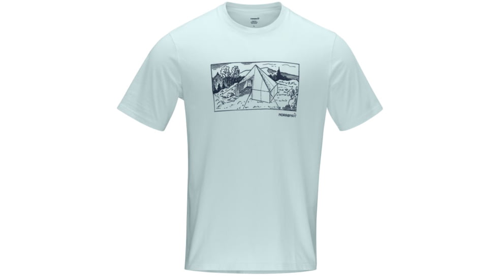 Norrona /29 Cotton 1950S Scout Tent T-Shirt - Mens, Tourmaline, Large, 7042698459657