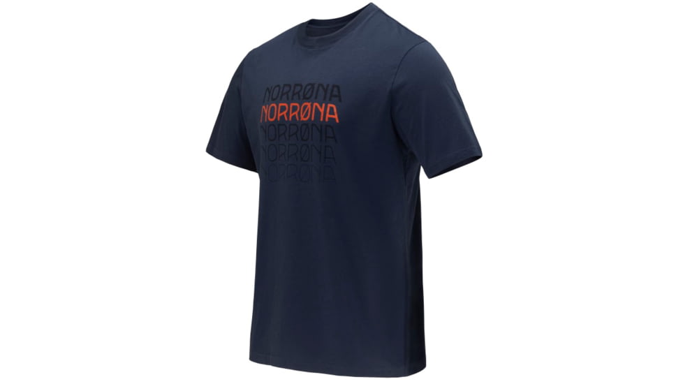 Norrona /29 Cotton Bolder T-Shirt - Mens, Indigo Night, Small, 7042698459510
