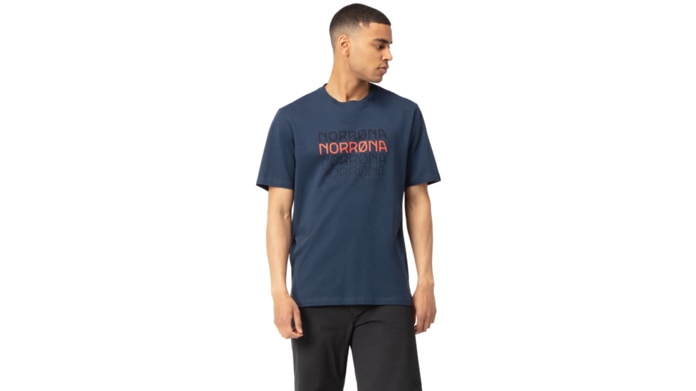 Norrona Bolder T-Shirt - Men's, Indigo Night, Small, 3403-22 2295 S