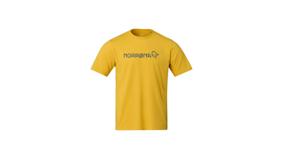 Norrona /29 Cotton Norrna Viking T-Shirt - Mens, Calendula, Large, 3422-21-5566-L