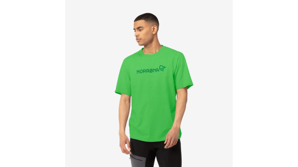 Norrona /29 Cotton Norrna Viking T-Shirt - Mens, Classic Green, Extra Large, 3422-21-3384-XL