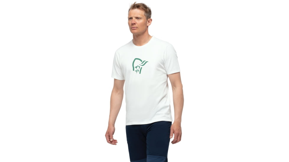 Norrona /29 Cotton Wood Viking T-Shirt - Mens, Pure White, Extra Large, 7042698459640