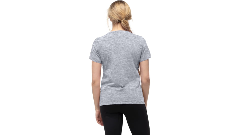 Norrona /29 Cotton Wood Viking T-Shirt - Womens, Grey Melange, Medium, 7042698459749