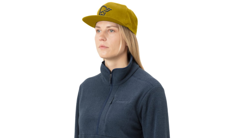Norrona /29 Snap Back Cap, Golden Palm, One Size, 7042698471796