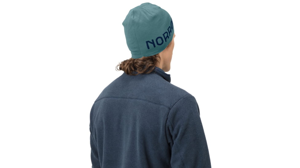 Norrona /29 Thin Logo Beanie, North Atlantic, One Size, 7042698464620