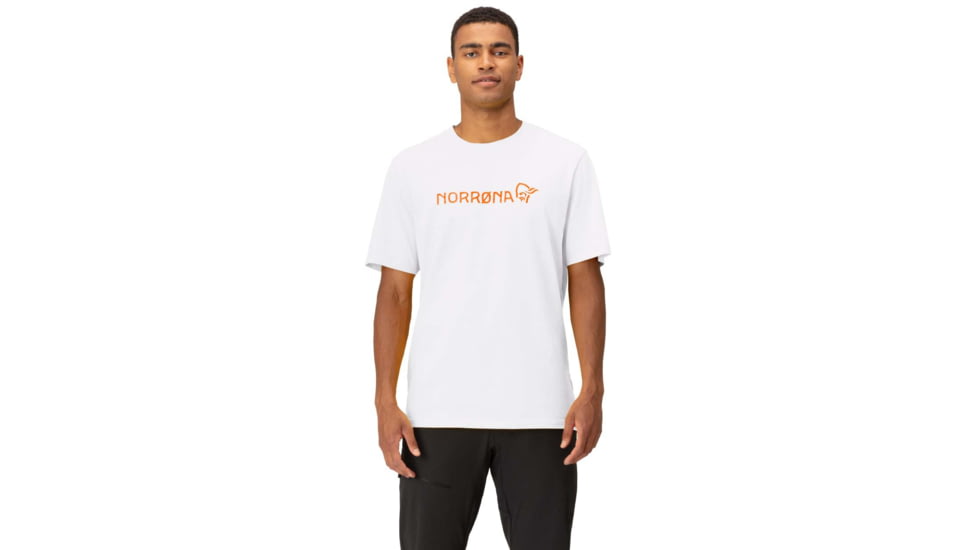 Norrona Big Stitch T-Shirt - Mens, Pure White, Extra Large, 3403-23 9000 XL