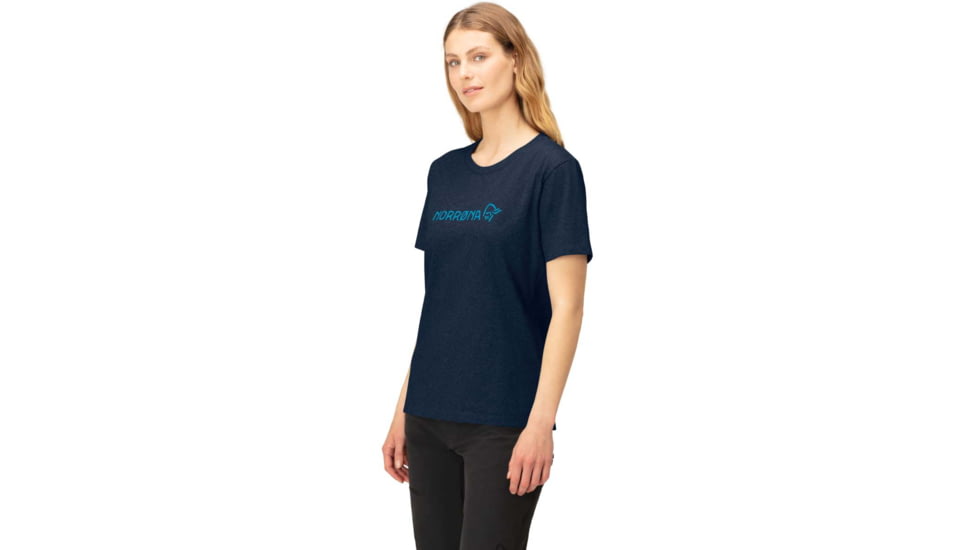 Norrona Big Stitch T-Shirt - Womens, Indigo Night, Large, 3407-23 2295 L