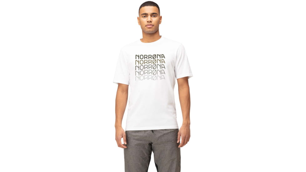 Norrona Bolder T-Shirt - Mens, Pure White, Extra Large, 3403-22 9000 XL