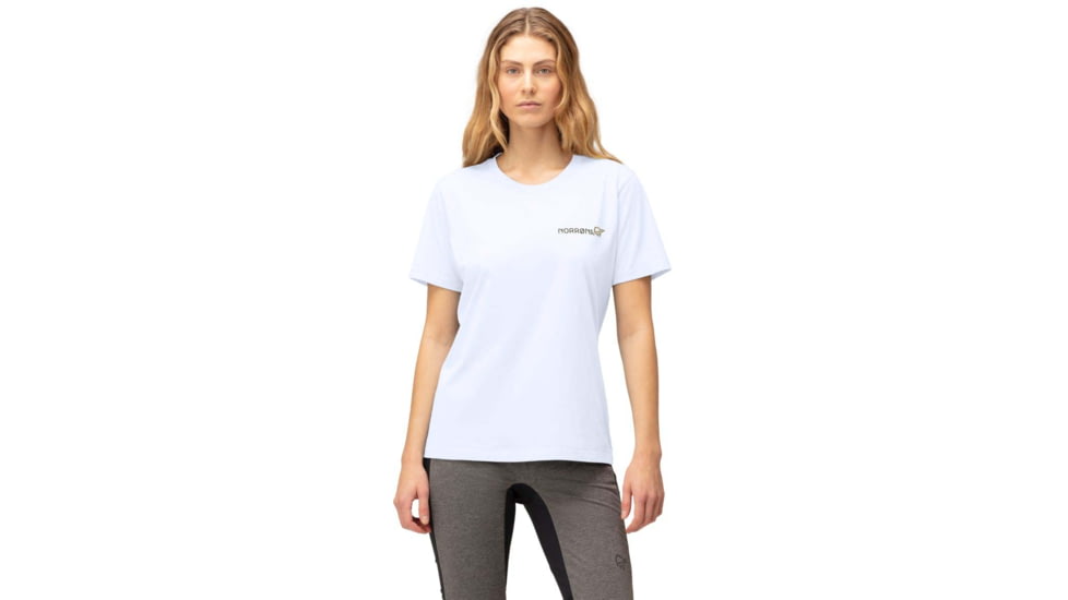 Norrona Duotone T-Shirt - Womens, Pure White, Extra Small, 3410-22 9000 XS