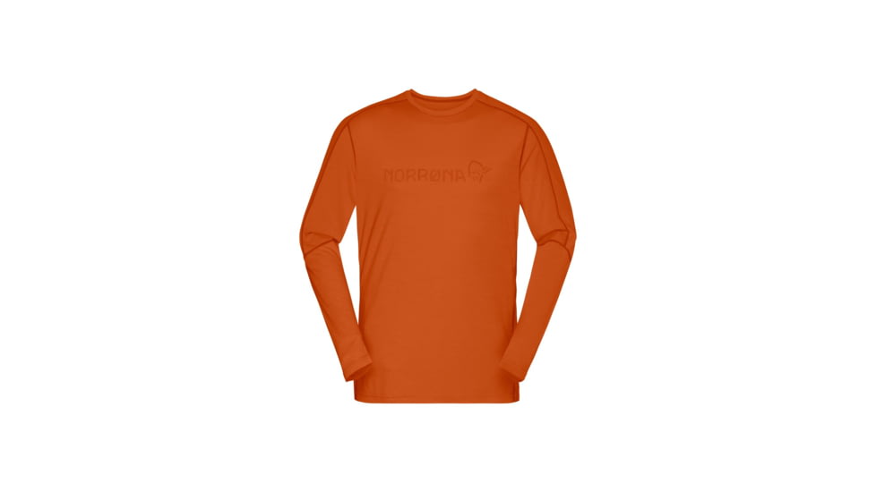 Norrona Falketind Equaliser Merino Round Neck Shirt - Mens, Gold Flame, Medium, 1820-22-1002-M