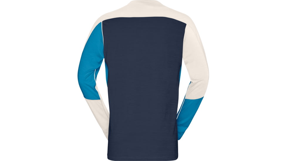 Norrona Falketind Equaliser Merino Round Neck Shirt - Mens, Hawaiian surf/Indigo Night, Large, 7042698472151