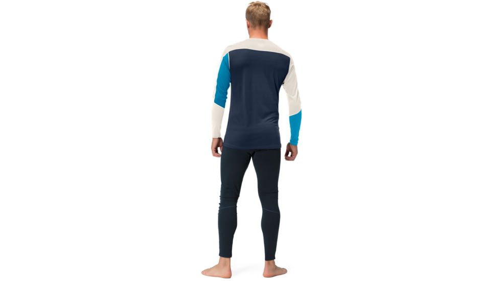 Norrona Falketind Equaliser Merino Round Neck Shirt - Mens, Hawaiian surf/Indigo Night, Large, 7042698472151
