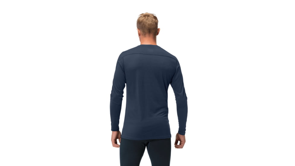 Norrona Falketind Equaliser Merino Round Neck Shirt - Mens, Indigo Night, Extra Large, 1820-22-2295-XL