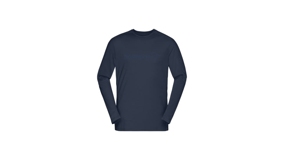 Norrona Falketind Equaliser Merino Round Neck Shirt - Mens, Indigo Night, Extra Large, 1820-22-2295-XL
