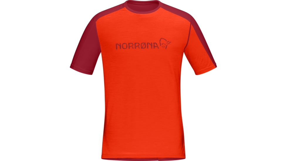 Norrona Falketind Equaliser Merino T-Shirt - Mens, Arednalin/Rhubarb, Medium, 1821-22-5646-M