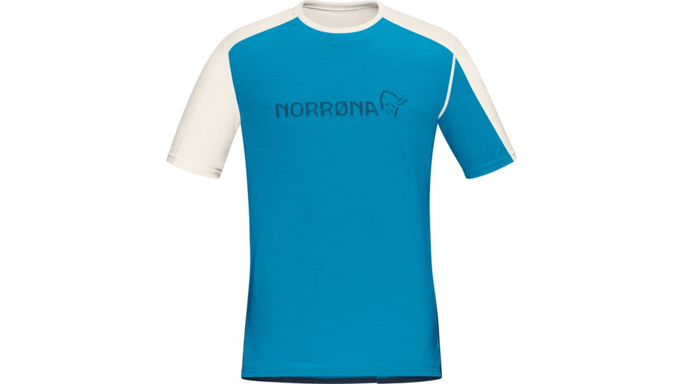 Norrona Falketind Equaliser Merino T-Shirt - Mens, Hawaiian surf/Indigo Night, 2XL, 7042698472397