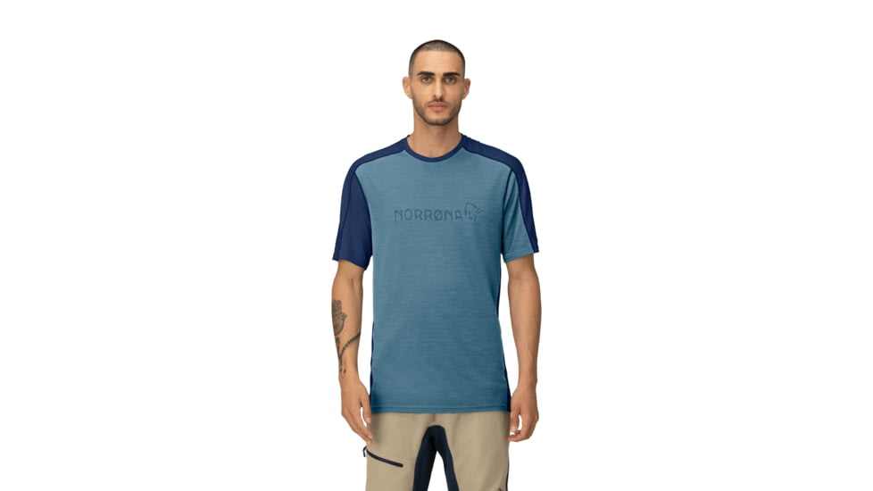Norrona Falketind Equaliser Merino T-Shirt - Mens, Trooper, Medium, 1821-22-8016-M