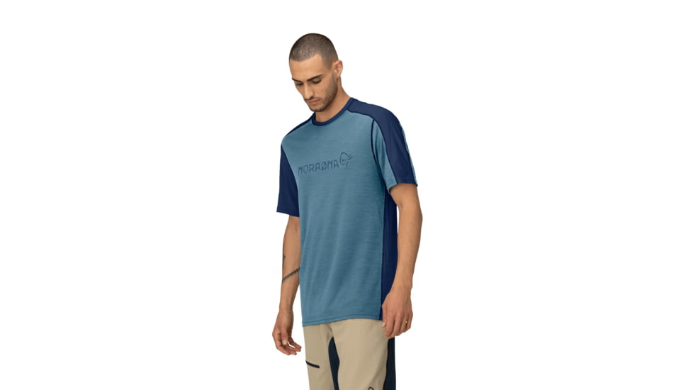 Norrona Falketind Equaliser Merino T-Shirt - Mens, Trooper, Medium, 1821-22-8016-M