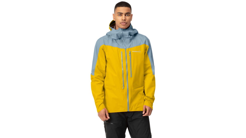 Norrona Falketind Gore-Tex Paclite Jacket - Mens, Sulphur/Blue Fog, Large, 1812-22 5011 L