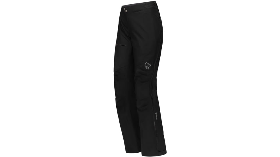 Norrona Falketind Gore-Tex Paclite Pants - Womens, Caviar, Medium, 7042698454607