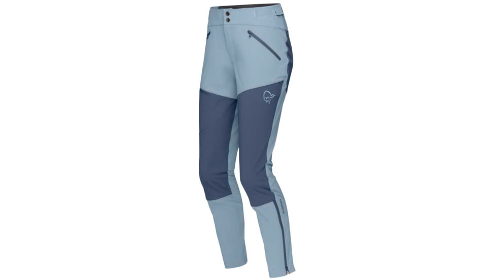 Norrona Falketind Rugged Slim Pants - Womens, Blue Fog, Small, 1802-22 6621 S