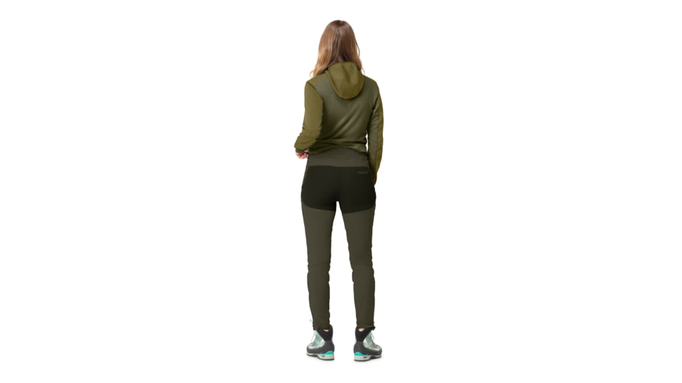 Norrona Falketind Rugged Slim Pants - Womens, Olive Night/Rosin, Small, 1802-22-3319-S