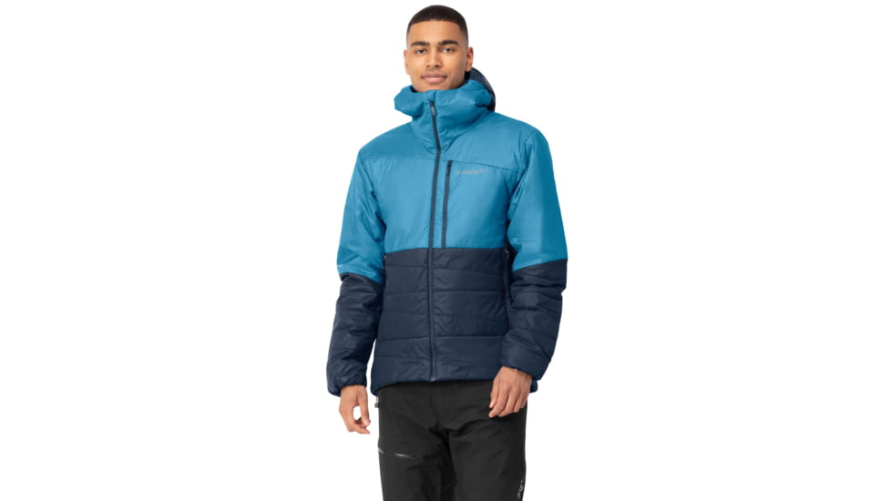 Norrona Falketind Thermo Hooded Jacket  - Men's, Hawaiian Surf/Indigo Night, Large, 1804-22 6609 L