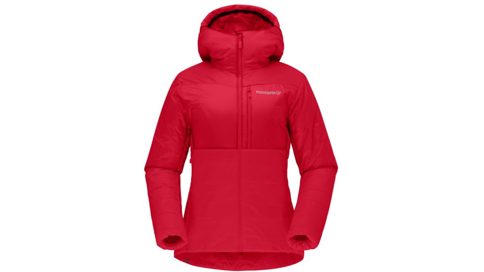Norrona Falketind Thermo60 Hood - Womens, True Red, Large, 7042698463586