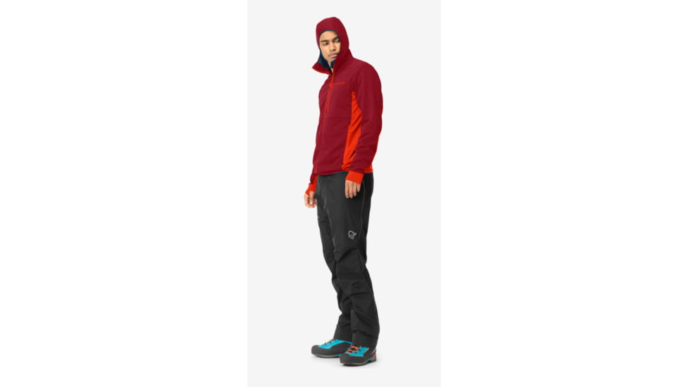 Norrona Falketind Warm2 Octa Hooded Jacket - Mens, Arednalin/Rhubarb, Medium, 1815-22-5646-M