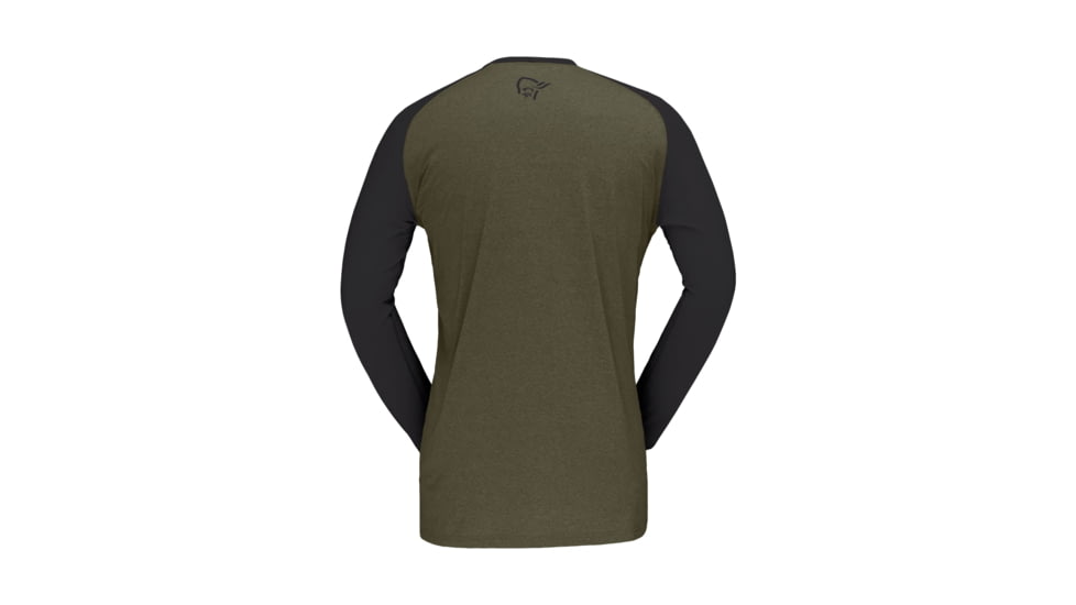 Norrona Fjora Equaliser Lightweight Long Sleeve - Mens, Olive Night, Large, 2222-18-3301-L