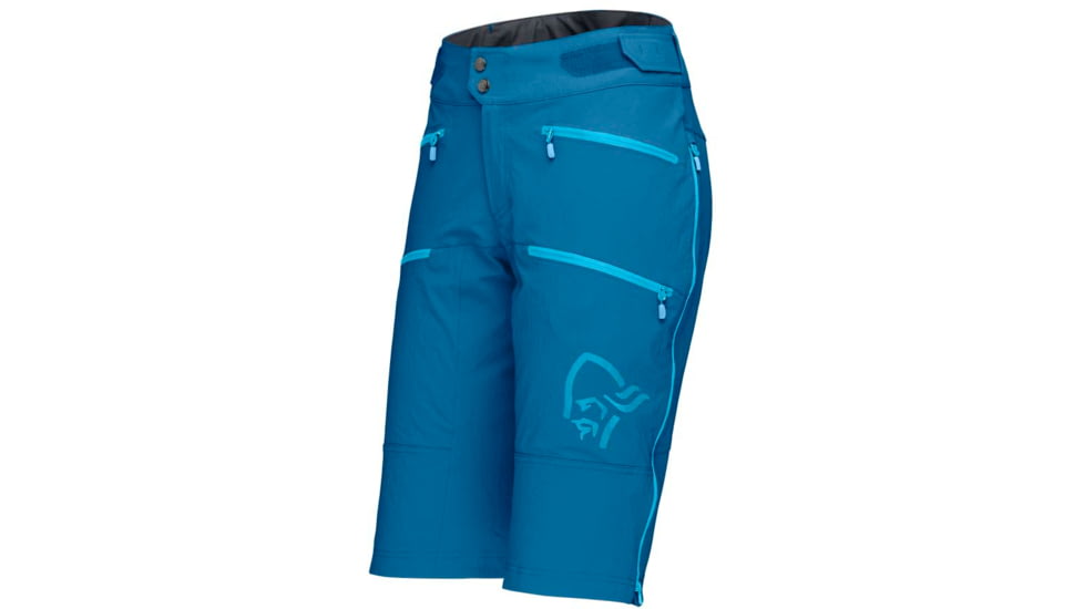 Norrona Fjora Flex Heavy Duty Shorts - Womens, Mykonos Blue, Extra Small, 2221-21 6000 XS