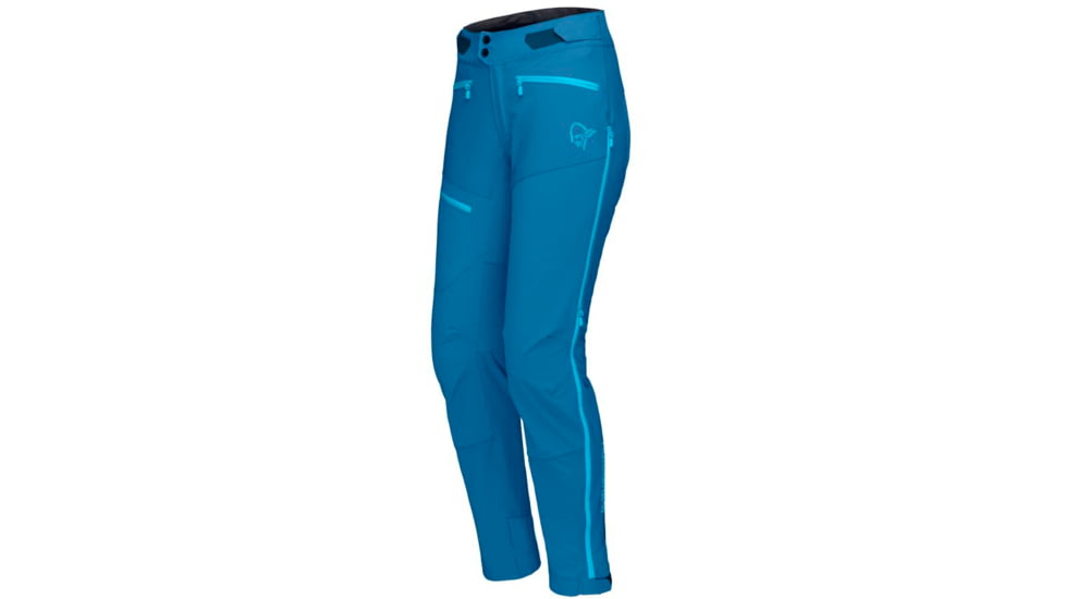 Norrona Fjora Flex Pants - Womens, Mykonos Blue, Large, 2204-20 6000 L
