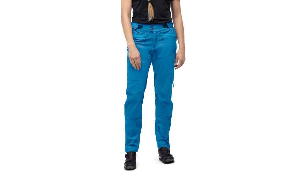 Norrona Fjora Flex Pants - Womens, Mykonos Blue, Large, 2204-20 6000 L