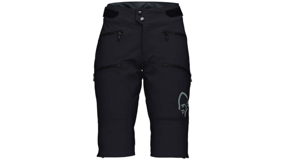Norrona Fjora Flex1 Heavy Duty Shorts - Womens, Caviar/Castor Grey, Medium, 7042698425270
