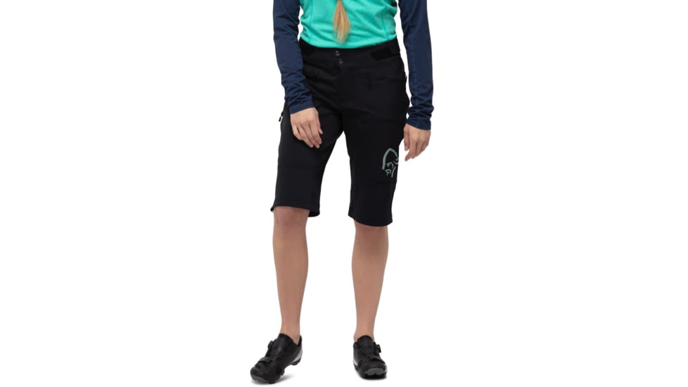 Norrona Fjora Flex Heavy Duty Shorts - Women's, Caviar Black/Castor Grey, Medium, 2221-21 7720 M