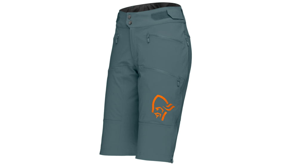 Norrona Fjora Flex1 Heavy Duty Shorts - Womens, North Atlantic, Large, 7042698461469