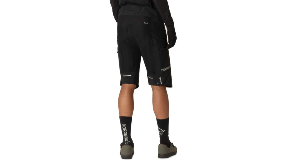 Norrona Fjora Gore-Tex Pro Shorts - Mens, Caviar Black Black, Medium, 2204-23 7718 M