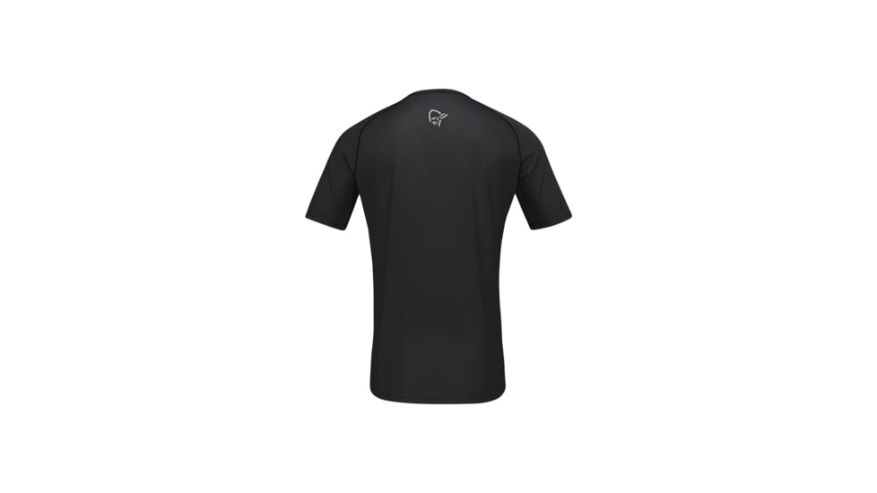 Norrona Fjora Wool T-Shirt - Mens, Caviar, Small, 2224-21-7718-S